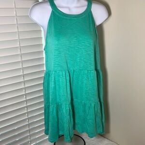 Torrid baby doll aqua green top